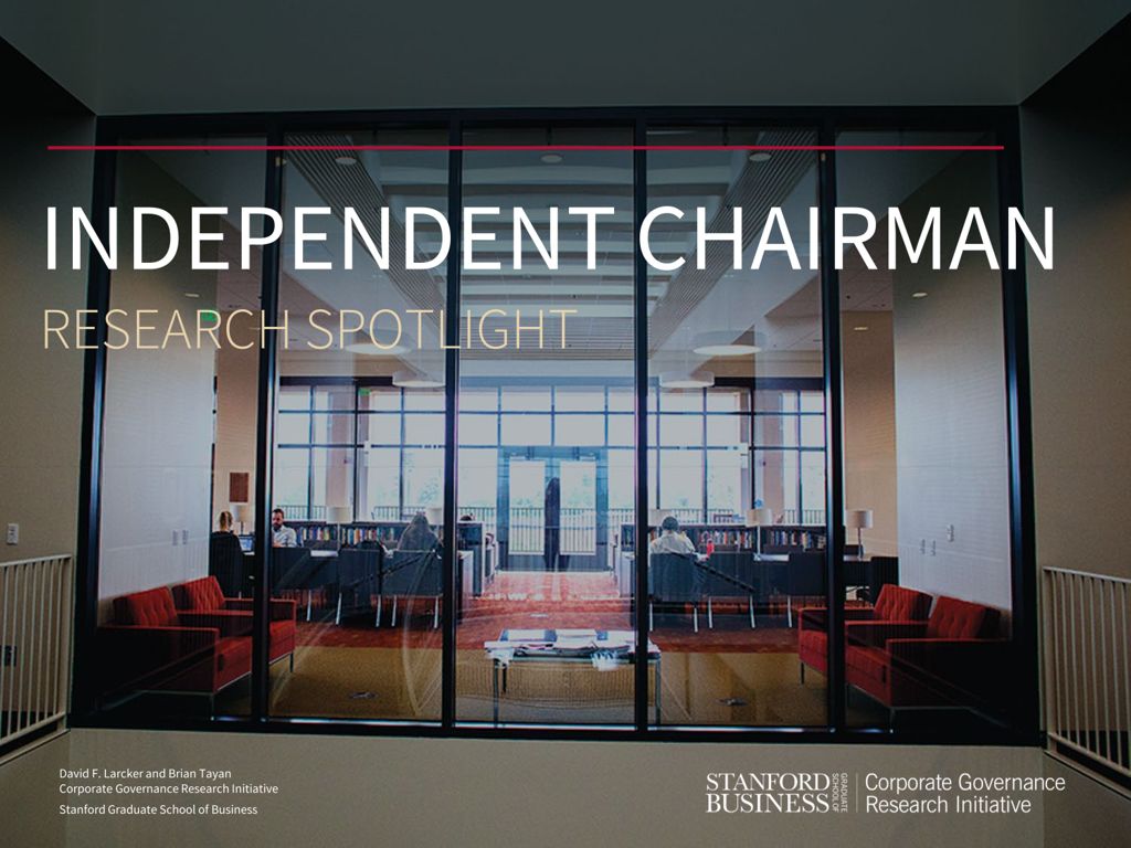 Miniature of Independent Chairman