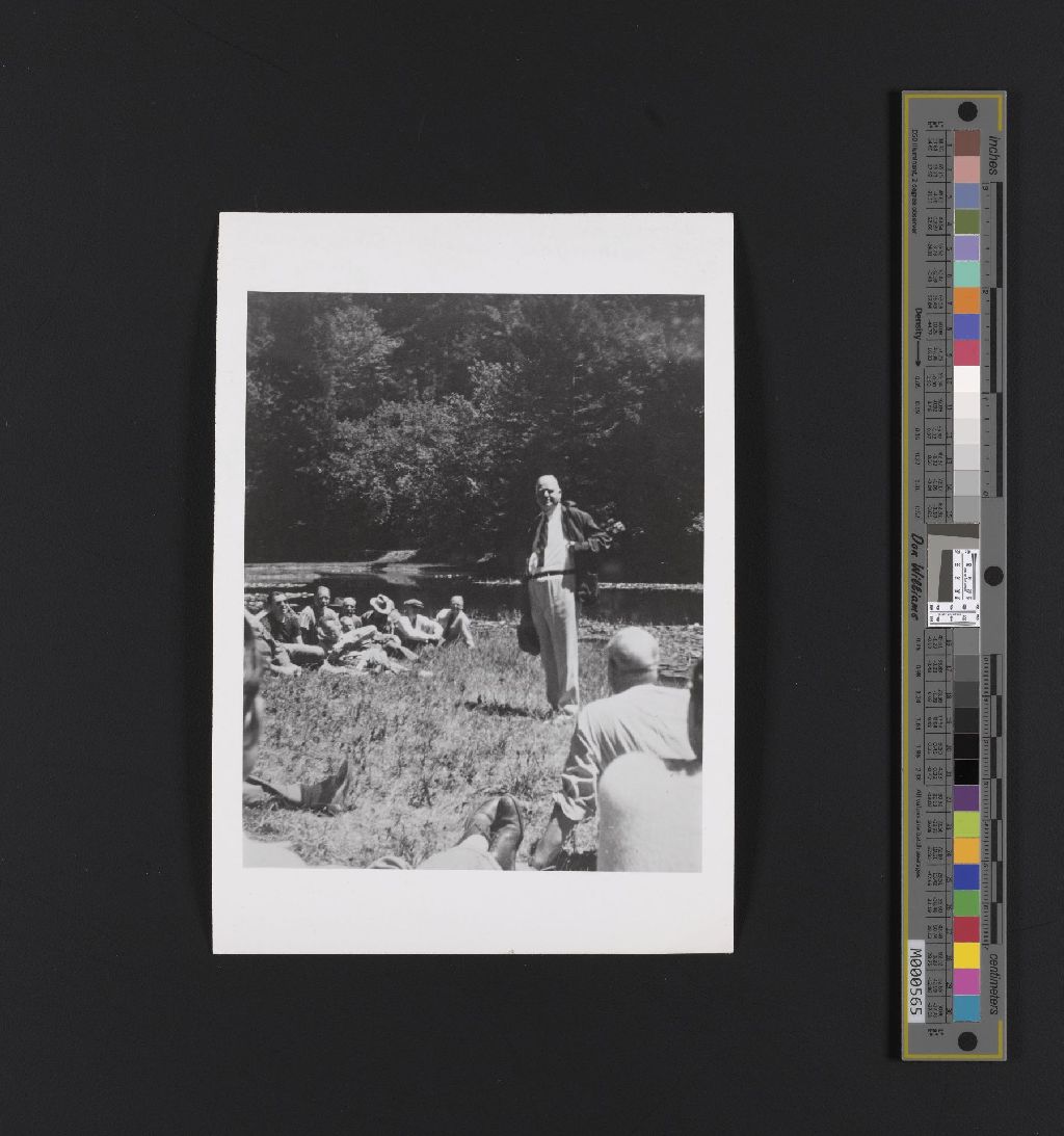Miniature of Photo of Herbert Hoover at Bohemian Grove