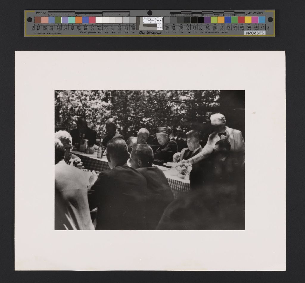Miniature of Photo of Dean Ernie Arbuckle, Hoover, Sterling luncheon honoring Hoover