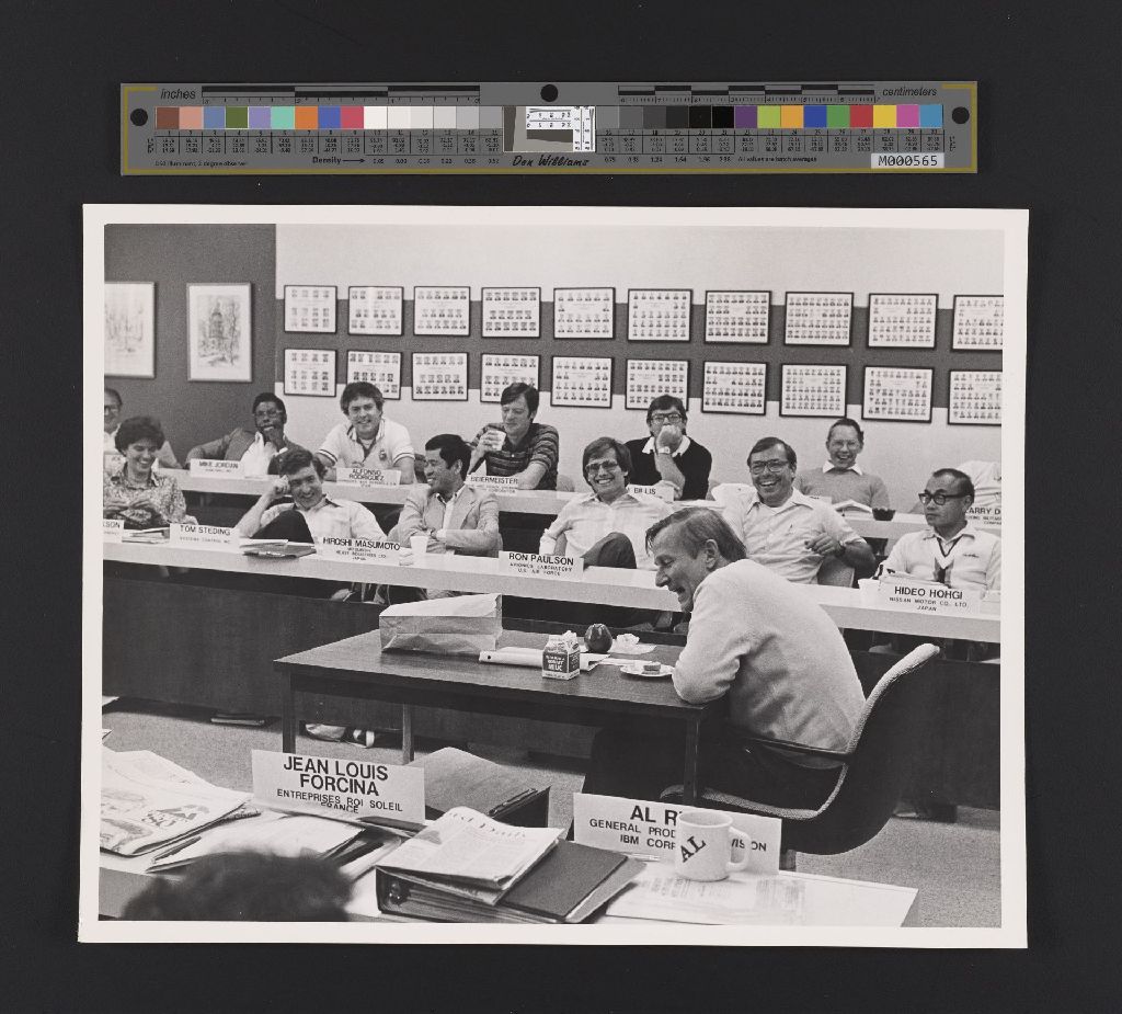 Miniature of Photo of Rene McPherson with Sloan fellows