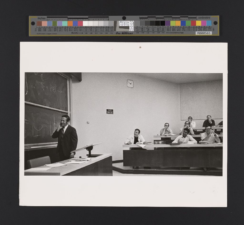 Miniature of Photo of Gerald J. Eskin teaching