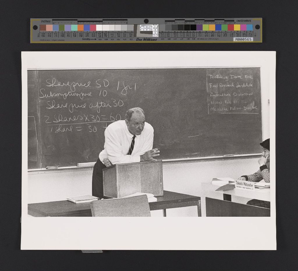 Miniature of Photo of James Porterfield teaching