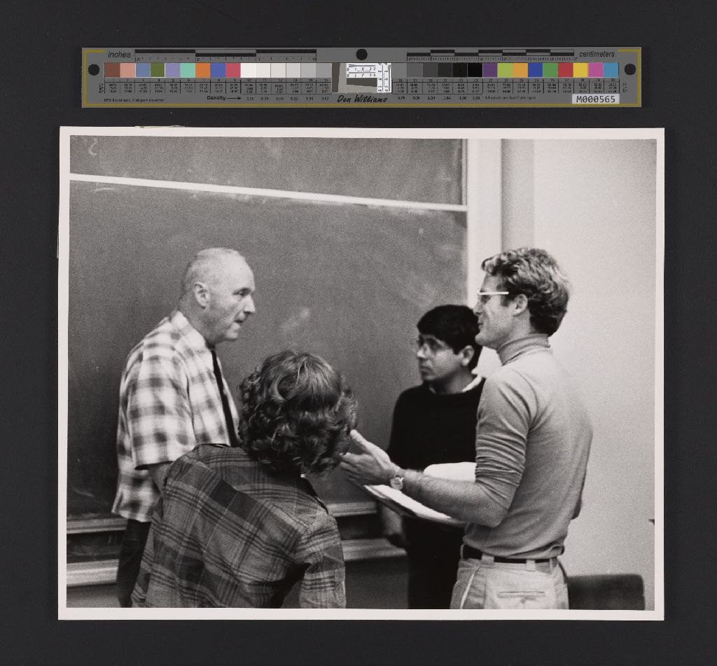 Miniature of Photo of James Porterfield with students