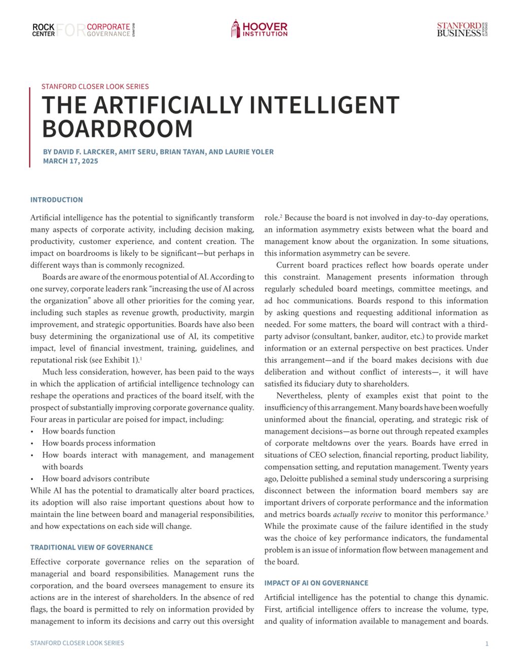 Miniature of The Artificially Intelligent Boardroom
