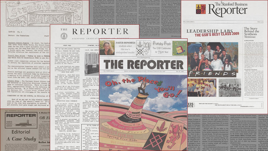 Miniature of Stanford GSB Reporter Newspaper Archive