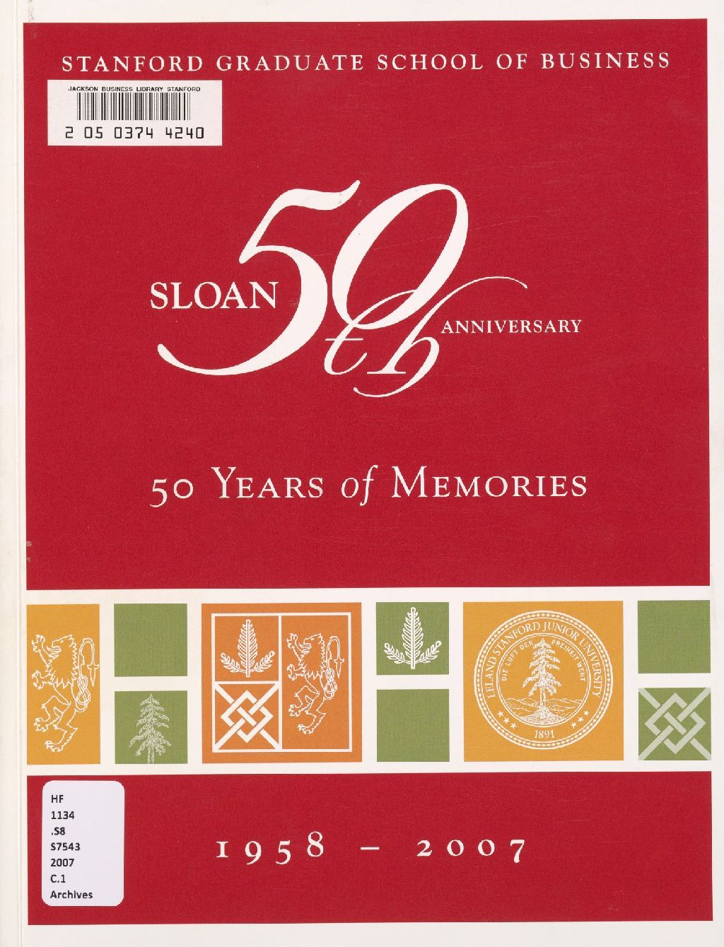 Miniature of Sloan 50th anniversary, 50 Years of Memories